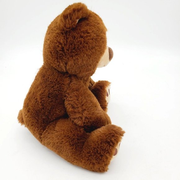 Bearington Barnaby Chocolate Brown Teddy Bear 10"‎ Plush Stuffed Toy With Tags - Picture 8 of 10